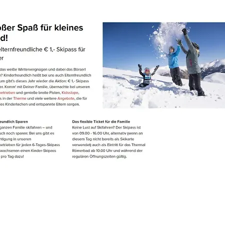 Ski-to-door Kaiserburg アパート